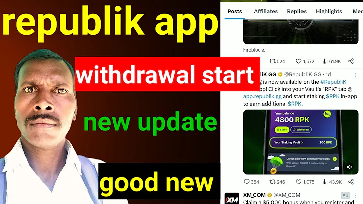 republik coin withdrawal || rpk coin withdrawn kaise kare || rpk coin withdrew update
