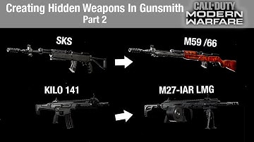Modern Warfare Warzone - How to Create Hidden Weapons - Part 2