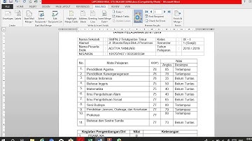 CARA MENGHUBUNGKAN MAILING RAPORT  PTS 2 TJ