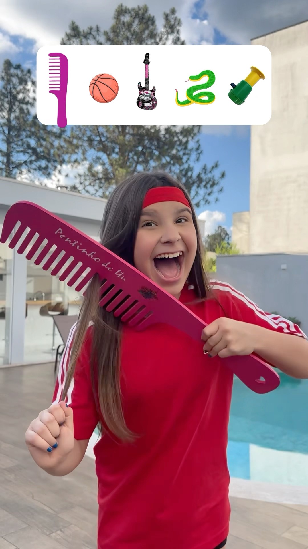 FIZ UMA MÚSICA COM OBJETOS?! #Shorts