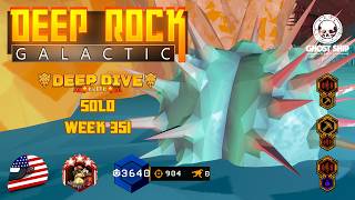 Deep Rock Galactic - Solo Engineer Elite Deep Dive [Week 351] (Frozen Badland) Dense Biozone