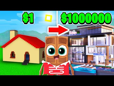 😱 ДОМ за $1 против ДОМА за $1.000.000 в ROBLOX ! ЧОКО