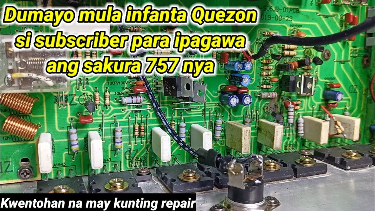 AMPLIFIER REPAIR | SAKURA AV-757 AMPLIFIER , NAMAMATAY DAW ANG TUNOG