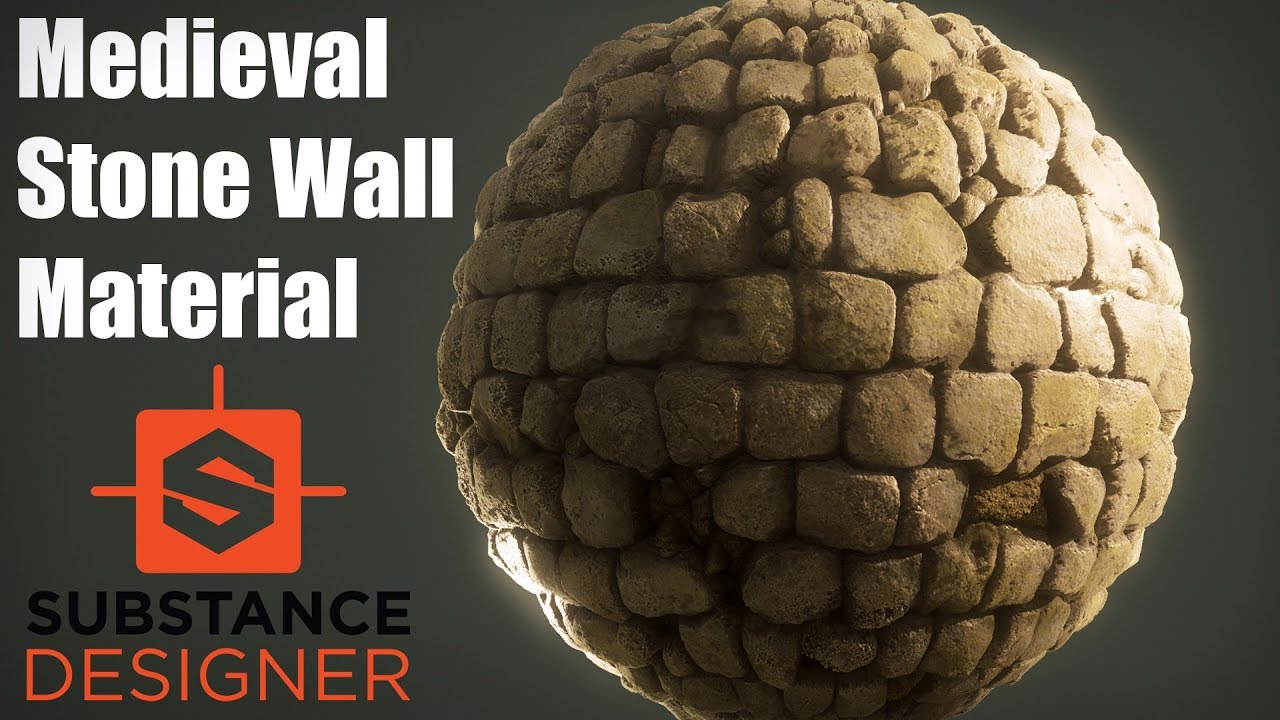 substance designer medieval stone wall youtube substance designer stone wall