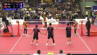 Malaysia vs China - Group B - Regu - Premier -  ISTAF SEPAKTAKRAW WORLD CUP KUALA LUMPUR 2024