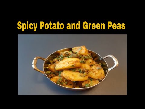 most-popular-indian-vegetarian-dish--spicy-potato-and-green-peas