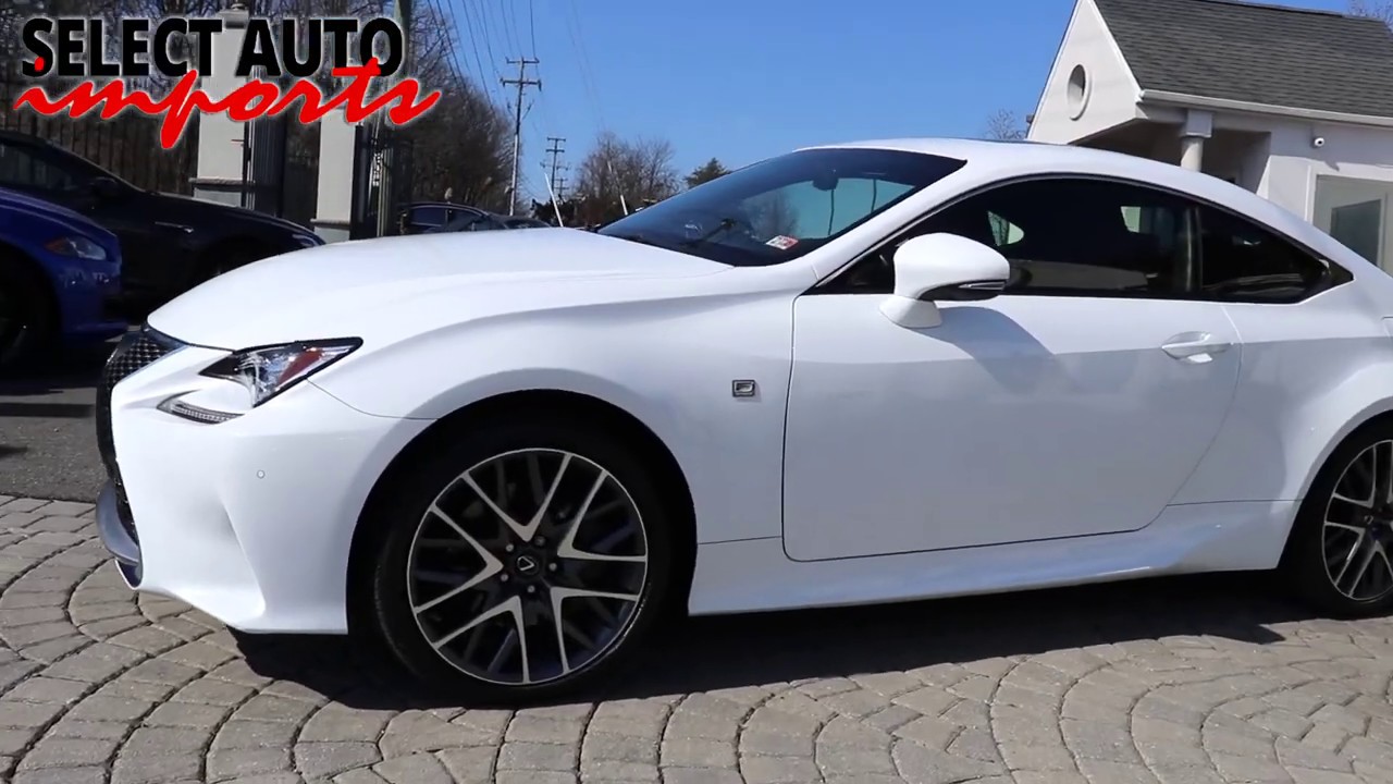 #20536, 2017 Lexus RC 300 AWD Coupe F Sport PKG, Ultra White, Select ...