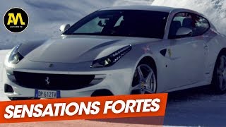 Sensations fortes : Une Ferrari FF à la neige