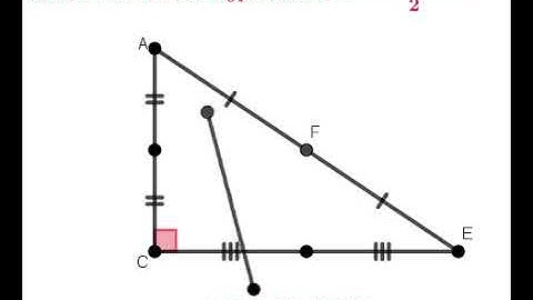 median relative to hypotenuse