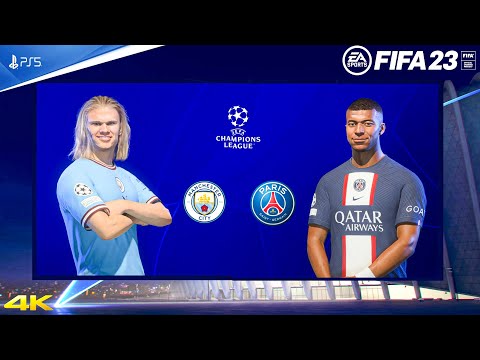 FIFA 23 - PSG Vs Manchester City - UCL 23/24 | PS5™ [4K60] Next Gen