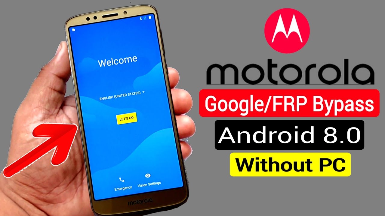 Moto E5/E5 Play/E5 Plus Google Account/Frp Bypass |Android 8.0 Without Pc