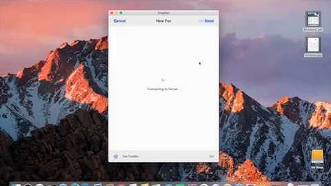 ScanSnap for Mac - How to fax PDF and image files on your Mac