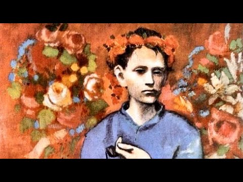 パブロ・ピカソ、Portrait of J. R. with Roses パブロ・ピカソ、Portrait of J. R. with Roses Portrait of