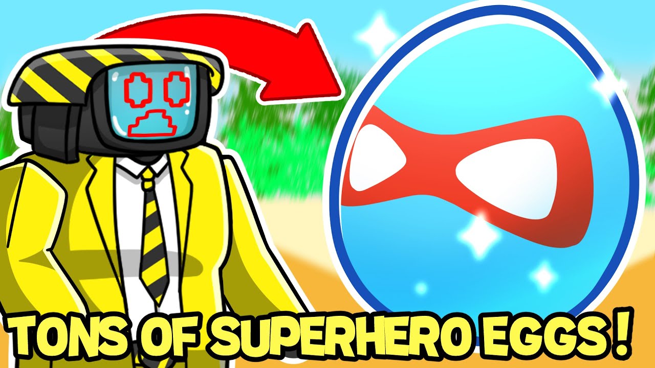 Hatching all SUPER HERO EGGS in Pet Simulator 99!!