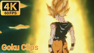 Ssj Goku Clips For Edits 4K 60Fps Dragon Ball Z Kai Episode 48