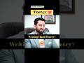 Poetry 💫 | Shayari 💖 | Shivam Agarwal IAS 🔥 #upsc #poetry