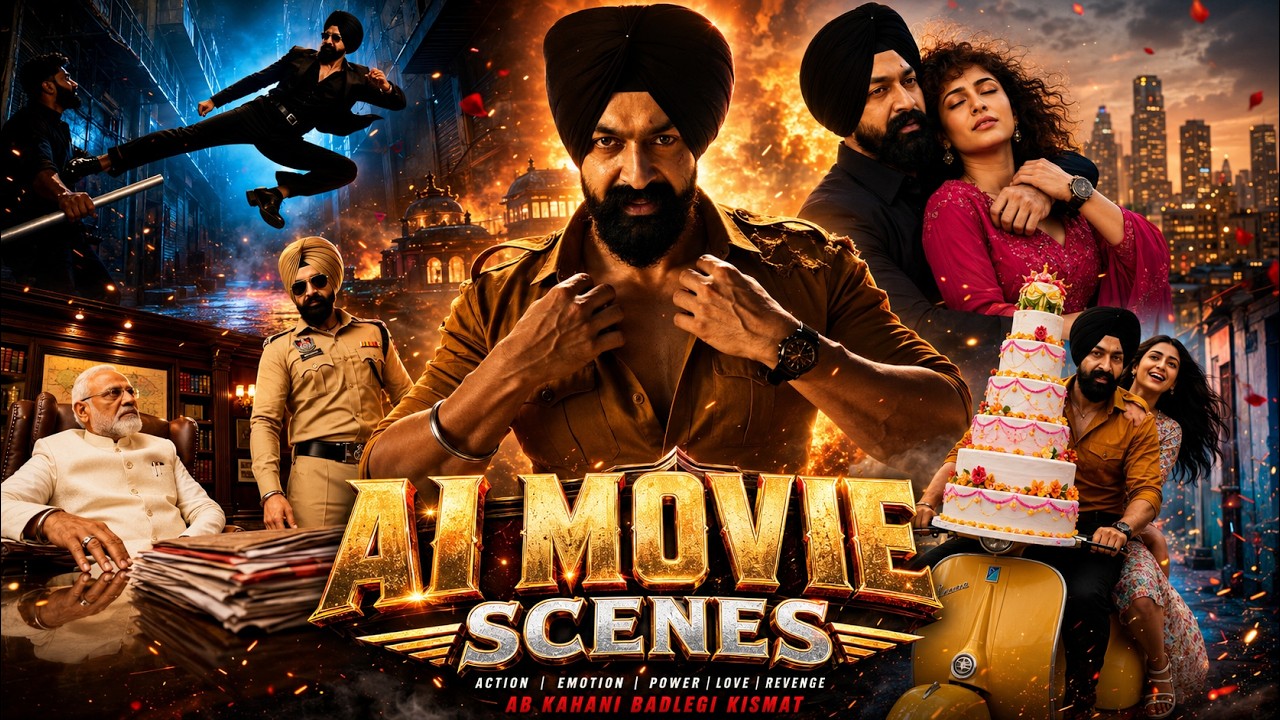 ⁣AI Movie Trailers 🔥 Movie Teasers with AI 🎬  Realistic AI Action Videos #ai #aivideo
