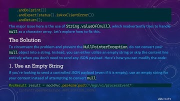 Resolving NullPointerException When Mocking with JUnit MockMVC