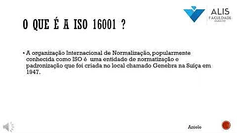 O que é a norma 16001?