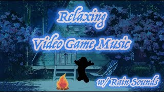 Relaxing Video Game Music (w/rain sounds)