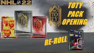 TEAM OF THE YEAR JUMBO PACKS | *RE-ROLL* PURPLE | NHL 22 HUT PACK OPENING #25