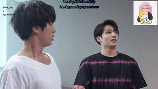 [INDO SUB] Jin & Jungkook Excercise Time Bangtan Bomb Trans