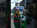 Having a BLAST at Erie'a St. Patrick's Day Parade