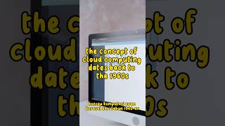 the concept of cloud computing. #facts #viral #computer #cloud #history #inventions #shorts