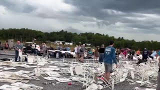 1 killed, others injured in Virginia church tent collapse amid high winds