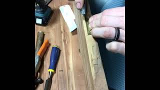 Butt hinge install