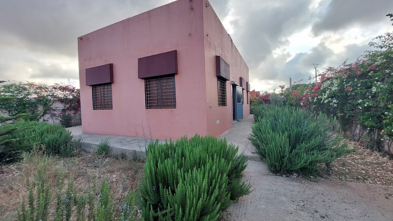 🎇فيرمة 🥭🍎🍊🌹جميلة بمنزل جميل و مجهزة بالماء والكهرباء وبئر  قرب مدينة الجديدة ب 7كم