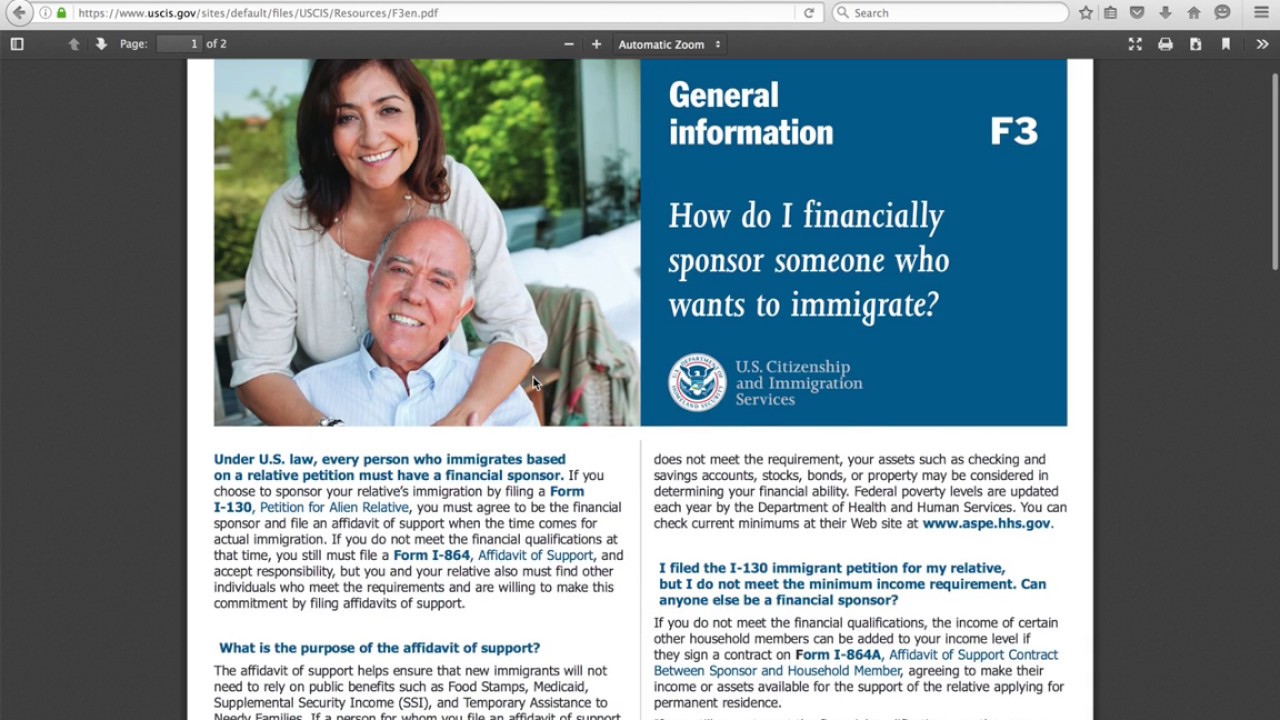 affidavit of support i 864 i 864a and i 864p explained youtube form i 864p