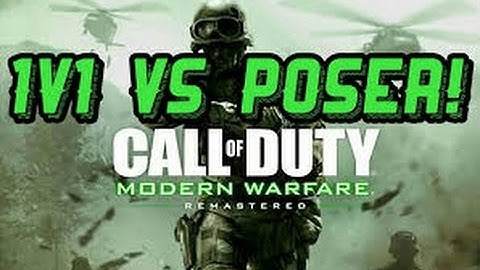 MWR QUICK SCOPE 1v1 w/TYPICAL GAMER POSER!