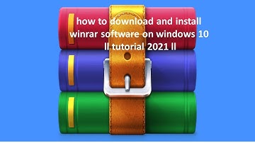 how to download and install winrar software on windows 10 ll tutorial 2021 ll