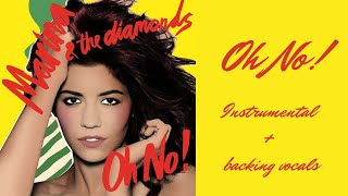 marina - oh no! // instrumental + backing vocals Resimi