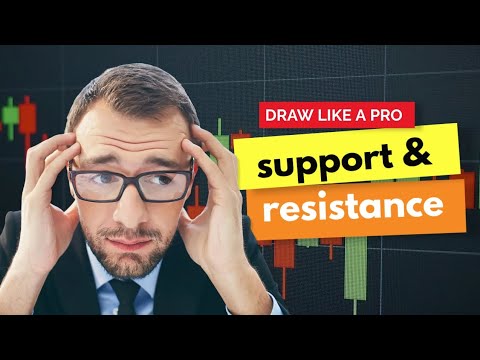 HOW TO DRAW SUPPORT AND RESISTANCE LIKE A PRO ADVANCE COURSE #trading #forex #currencyexchange