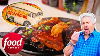 Guy Fieri Visits OUTSTANDING Filipino-Hawaiian Restaurant | Diners, Drive-Ins & Dives