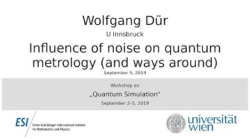 Wolfgang Dür - Influence of noise on quantum metrology (and ways around