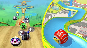 Going Balls Vs Action Balls All Levels Gameplay Android iOS #205