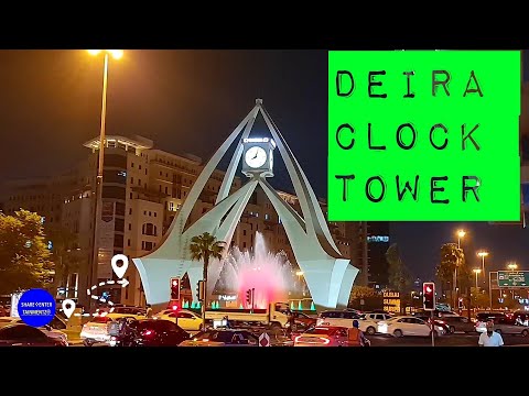 THE ICONIC DEIRA CLOCK TOWER ROUNDABOUT NIGHT TIME IN DUBAI | TRAVEL VLOGS | LIFESTYLE 🇦🇪
