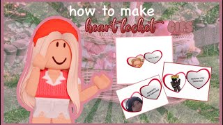 Opening heart locket gif maker - Erase BG