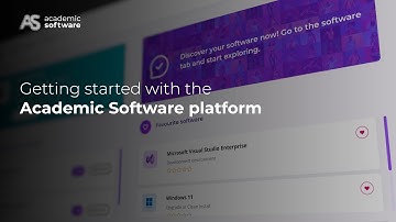 Get started with the Academic Software deployment platform