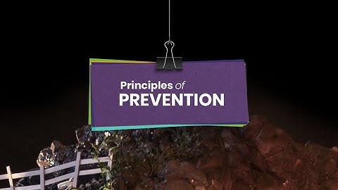 Principles of Prevention, Conclusion