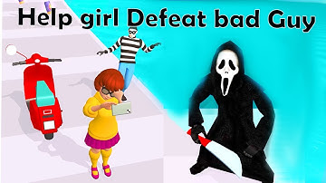 Girl vs Thief | Girl Run 3D - Catch the Thief 👧👊👤| All Levels | Android &IOS | Gameplay✅