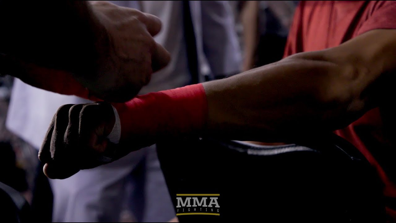 Hand Wrap Demonstration for Historic Bare Knuckle FC Event MMA