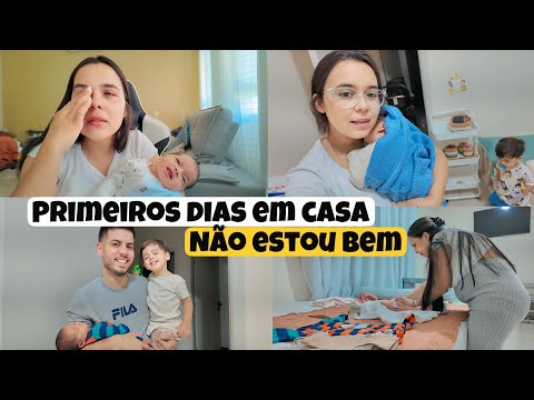 PRIMEIROS DIAS COM O BEBÊ EM CASA, NÃO ESTOU BEM - Vlog