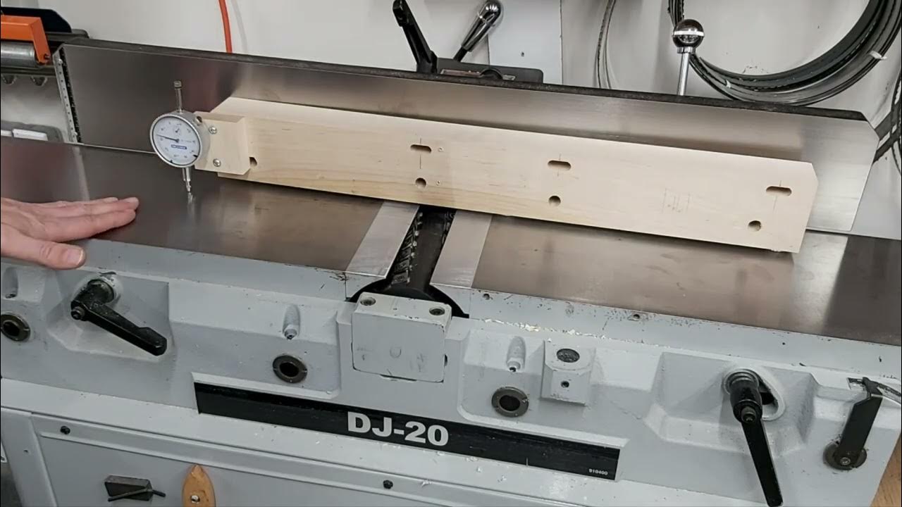 Jointer Table Alignment YouTube