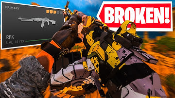 new *BROKEN* RPK is GODLIKE in MW2! (Modern Warfare 2 Best RPK Class)
