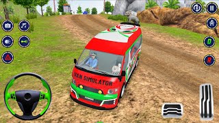 Van Driving Simulator Games 2025 - Public Minibus Realistic Offroad Driving 3D - Android Gameplay screenshot 5
