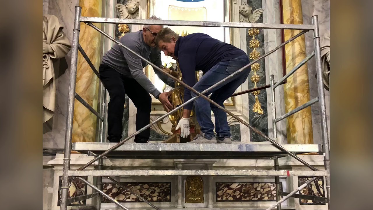 Spostamento della Statua - Foto, rilievi e scanner 3D